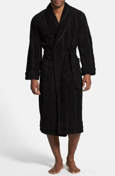 Majestic Ultra Lux Robe In Black