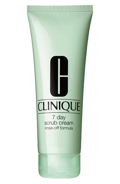 Clinique 7 Day Scrub Cream Rinse&ndash;off Formula For All Skin Types 100ml In Size 2.5-3.4 Oz.