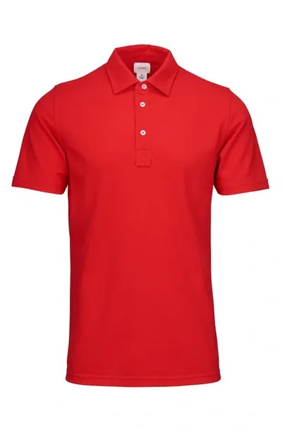 Swims Marina Cotton Piqué Polo In Red