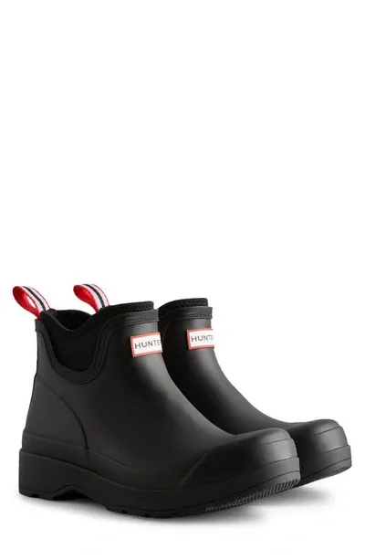 Hunter Play Scuba Trim Rain Boot In Black