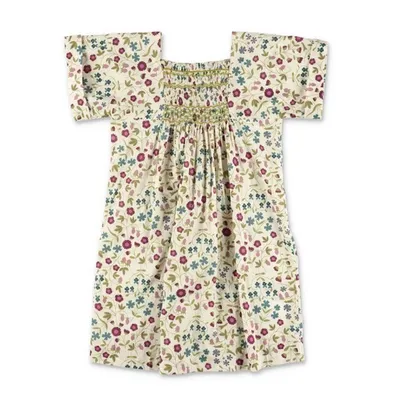 Bonpoint Abito Stampa Liberty In Mussola Di Cotone Baby Girl