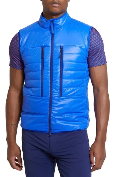 Redvanly Harding Quilted Vest In Olympic