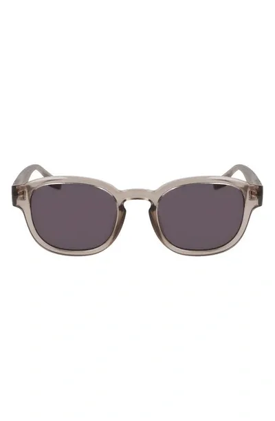 Converse Fluidity 50mm Round Sunglasses In Crystal Beach Stone