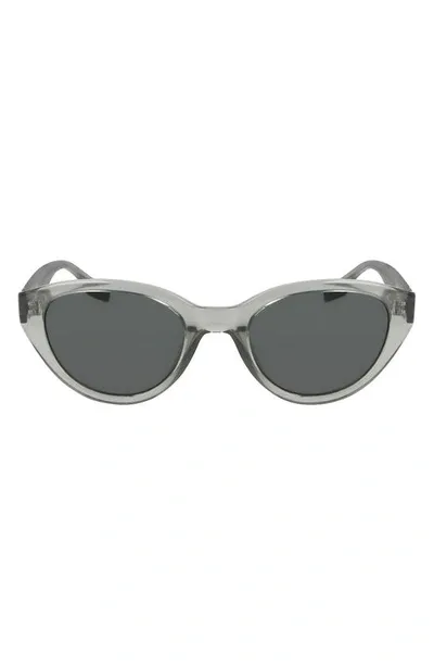 Converse Fluidity 52mm Cat Eye Sunglasses In Crystal Summit Sage