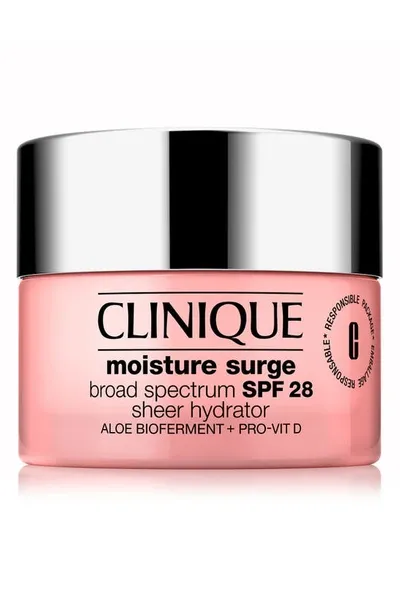 Clinique Moisture Surge Broad Spectrum Sunscreen Spf 28 Sheer Hydrator Moisturizer 1.6 oz / 50 ml