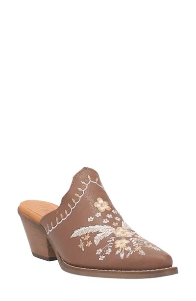 Dingo Wildflower Mule In Brown