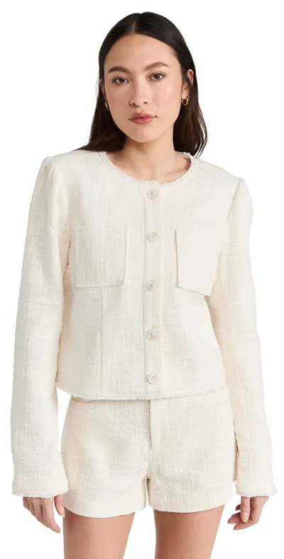 Paige Cambridge Jacket In Cream