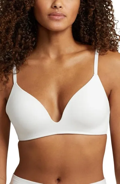 Polo Ralph Lauren Wireless Plunge Bra - 100% Exclusive In White Cloud