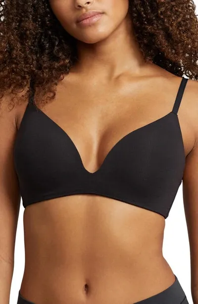 Polo Ralph Lauren Wireless Plunge Bra - 100% Exclusive In Onyx