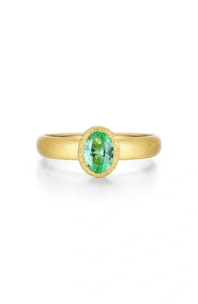 Lafonn Lab Grown Green Sapphire Ring