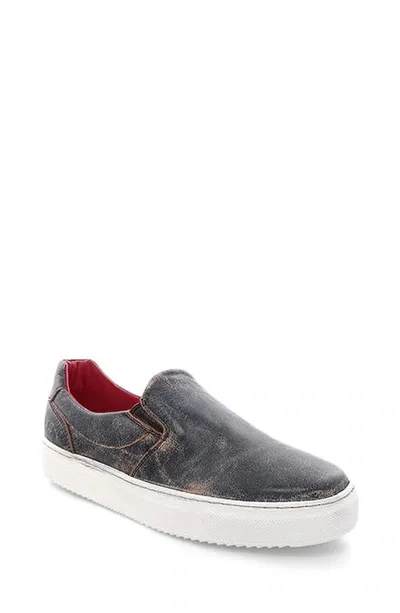 Bed Stu Hermione Slip-on Sneaker In Black Lux