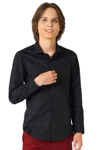 Opposuits Kids' Black Knight Dress Shirt