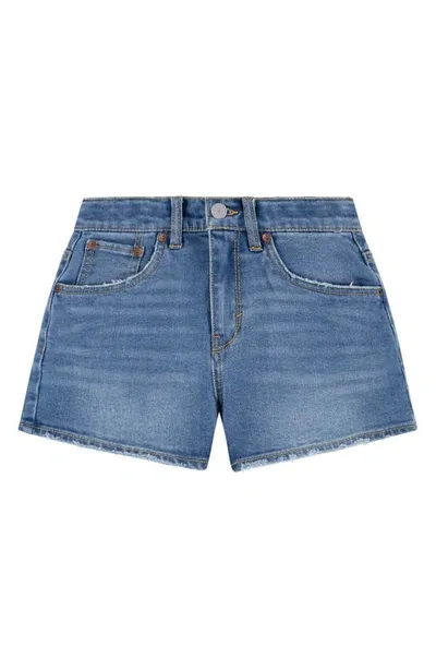 Levi's Kids' Mini Mom Denim Shorts In Keep The Change