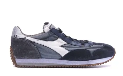 Diadora Equipe H Dirty Stone Wash Evo Sneakers In Blue