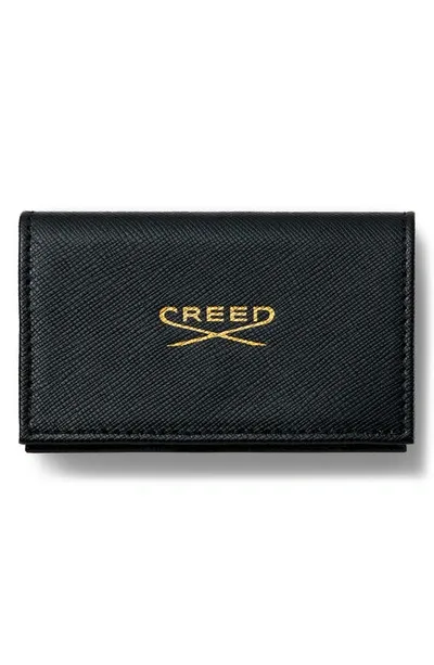 Creed Black Leather Wallet Discovery Fragrance Set