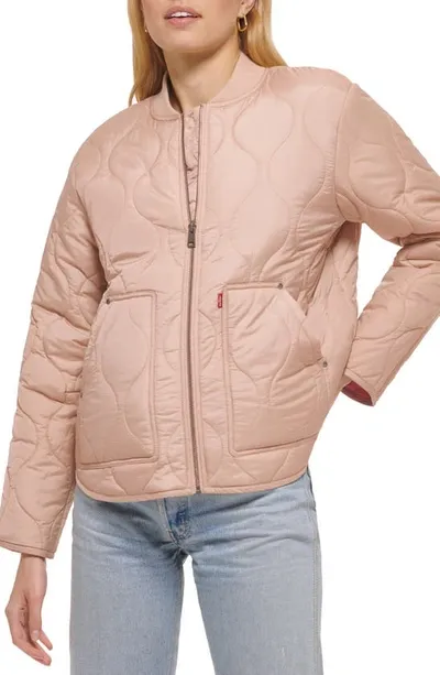 Levi's Quilted Jacket In Frappe