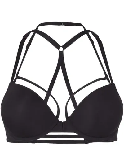 Marlies Dekkers Art Of Love Double-strap Push-bra In Black