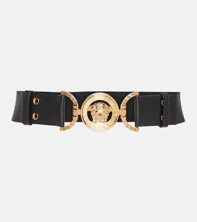 Versace Medusa Belt In Black