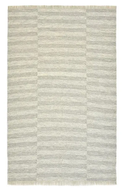 Solo Rugs Louella Handmade Wool Blend Area Rug In Grey