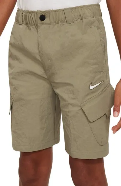 Nike Kids' Outdoor Play Cargo Shorts In Neutral Olive