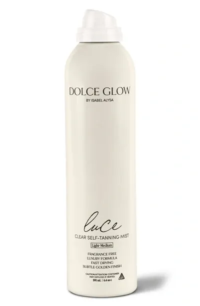 Dolce Glow By Isabel Alysa Luce Clear Self-tanning Mist In Light To Medium