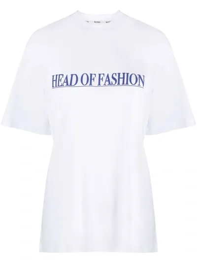 Sunnei Head Of Fashion T-shirt In White