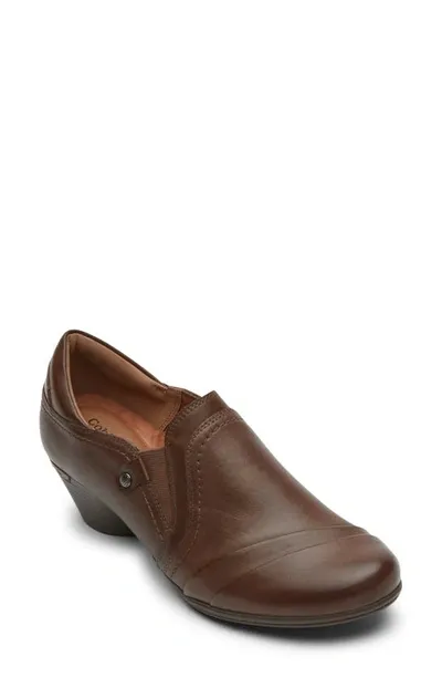 Rockport Cobb Hill Laurel Pump In Bark Leather