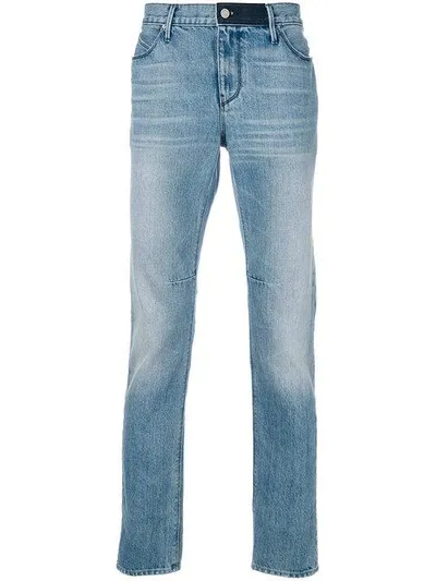 Rta Slim-fit Faded Jeans In Blue