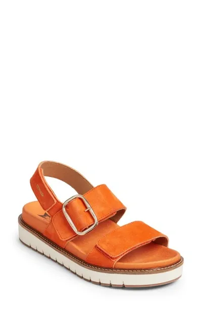 Mephisto Belona Slingback Sandal In Burnt Orange