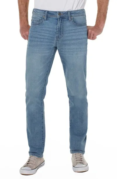 Liverpool Los Angeles Kingston Slim Straight Fit Jeans In San Pedro Blue