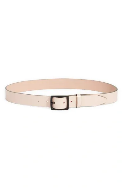 Rag & Bone Boyfriend Leather Belt In Rosedust