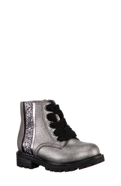 Nina Kids' Sabira Boot In Pewter Shimmer