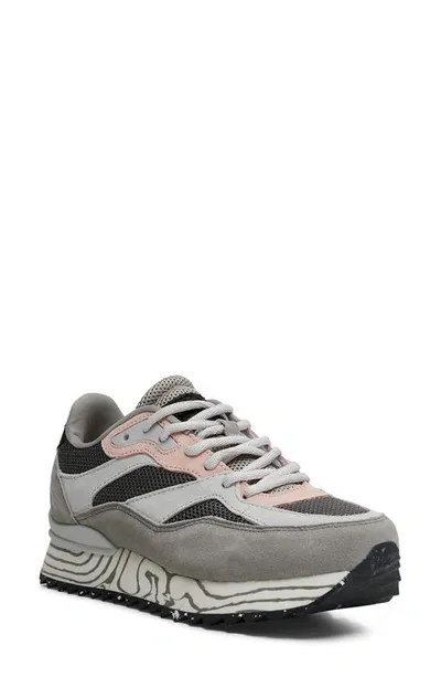 Woden Sophie Marble Sneaker In 051 Dark Grey