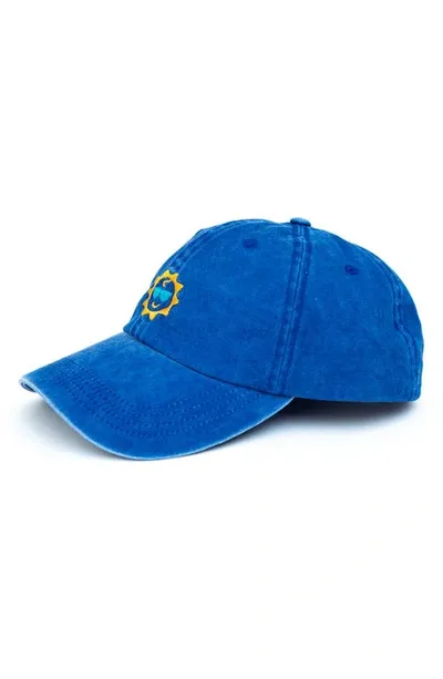 Babiators Kids' Logo Cotton Baseball Cap In Blue