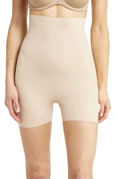 Tc Sleek Essentials High Waist Shaper Shorts In Warm Beige