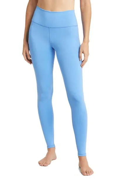 Solely Fit High Waist Leggings In Maya Blue