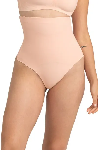 Honeylove Superpower Thong In Rose Tan