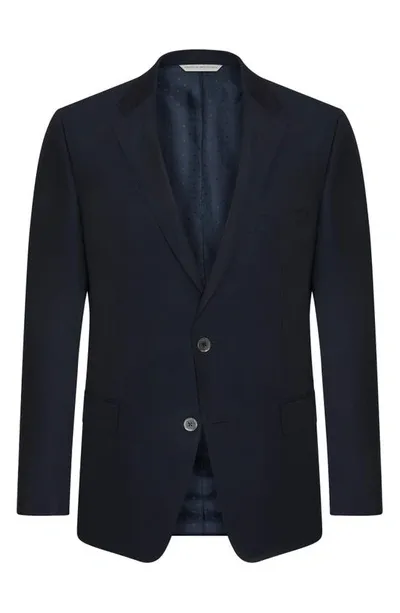 Samuelsohn Double Twist Wool Blazer In Blue