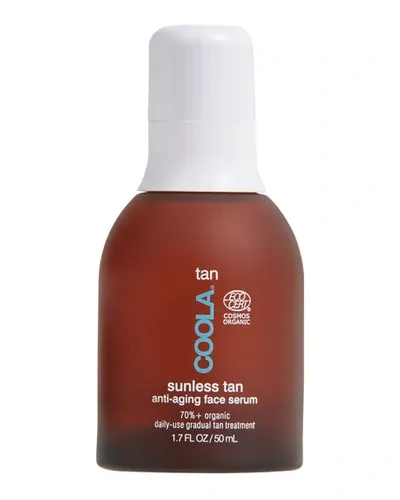 Coola Sunless Tan Anti-aging Self-tanner Face Serum With Hyaluronic Acid 1.7 oz / 50 ml In N,a