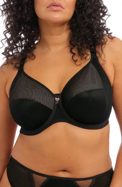 Elomi Kintai Underwire Bra In Black