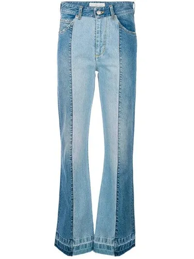 Golden Goose Flared Jeans In Blue