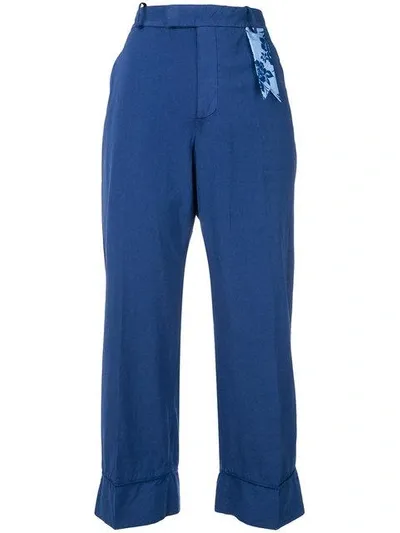 The Gigi Irma High Waist Cropped Trousers In 705