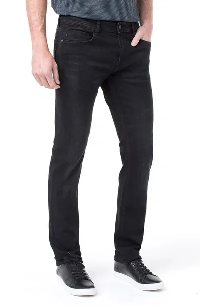 Liverpool Los Angeles Kingston Modern Straight Leg Jeans In Bullet Dark