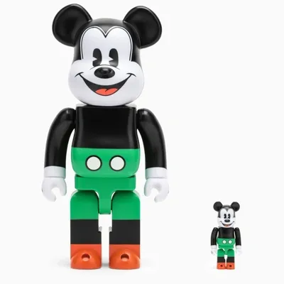 Medicom Toy Bearbrick 100%+400% 1930's Poster In Multicolor