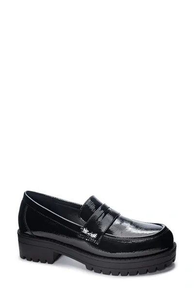 Dirty Laundry Voidz Platform Penny Loafer In Black