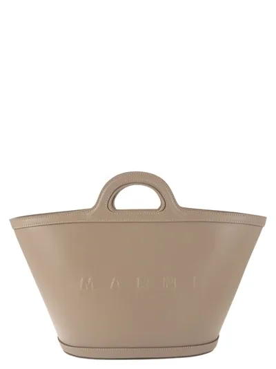 Marni Tropicalia Hand Bag In Neutres