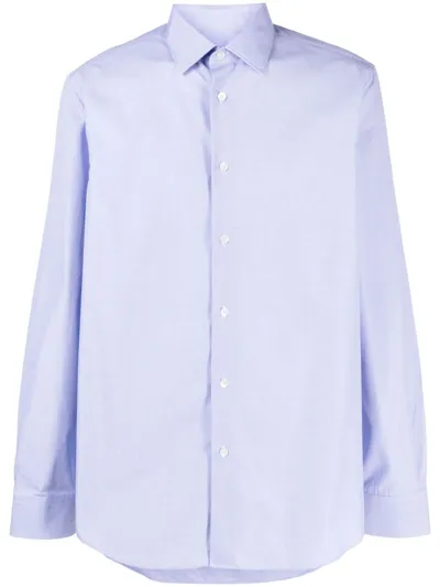 Paul Smith Mens Tailored Fit Shirt In Blue