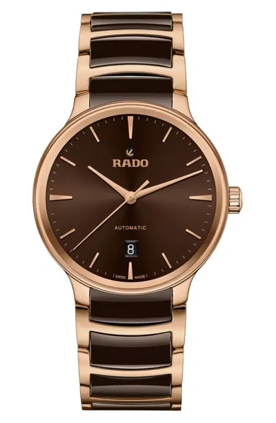 Rado Centrix Automatic Watch, 39.5mm In Brown