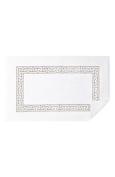 Matouk Adelphi Cotton Bath Rug In Truffle