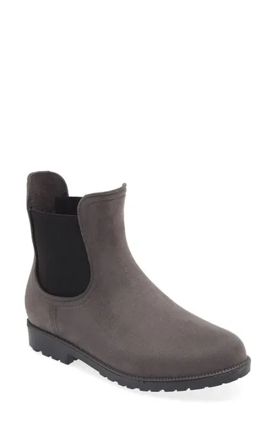 Wet Knot Sloane Waterproof Chelsea Boot In Gray